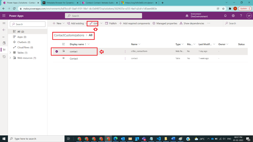 Update Associations using XRM WebApi with Webresource in Dynamics CRM